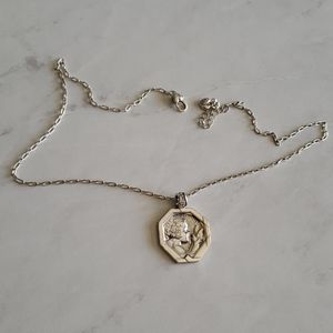 Brighton Peace Angel Dove Silver Pendant Necklace